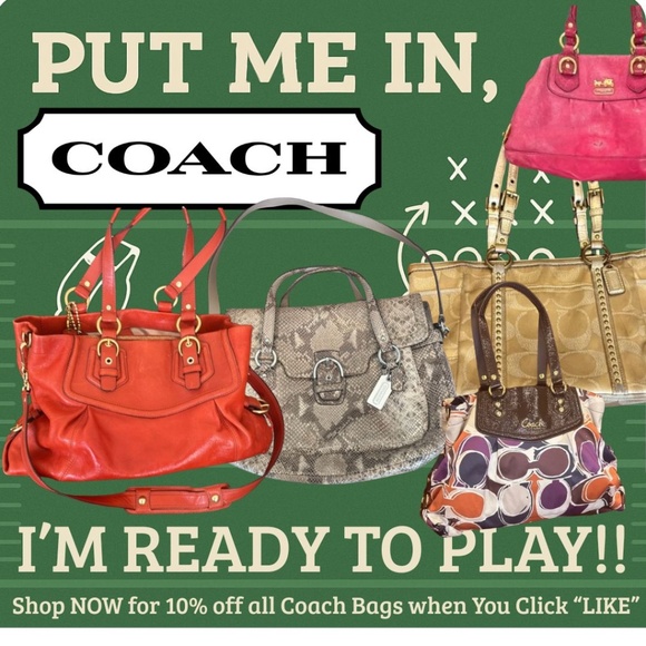 Coach Bags!  So Many Options!  from $36 - $125 - Plus 10% off!! - Picture 1 of 10